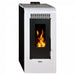 Poêle à granulés étanche Vulcano Silenzio – 9,2 Kw - Blanc