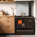 Cuisinière à bois Mervio XL Inox