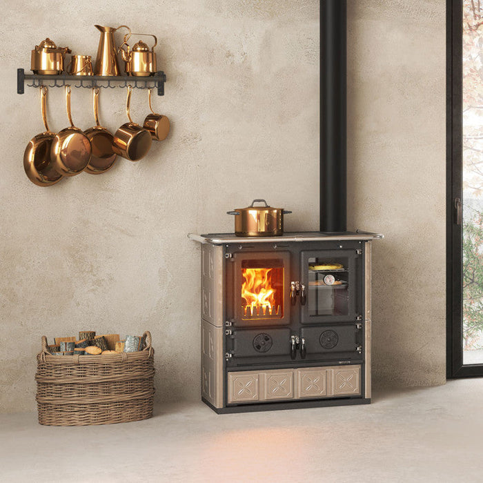 Cuisinière à bois Rosetta 5.0 Maiolica