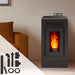 Pack Poêle à granulés étanche Vulcano EVO + Kit conduits concentrique sortie arrière - 12 Kw
