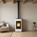 Poêle à granulés étanche et canalisable Tendenza - 10 Kw