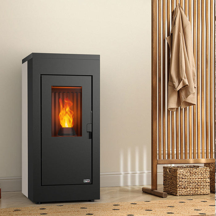 Poêle à granulés étanche (sortie dessus concentrique) - Vulcano Silenzio UP - 9,2 Kw